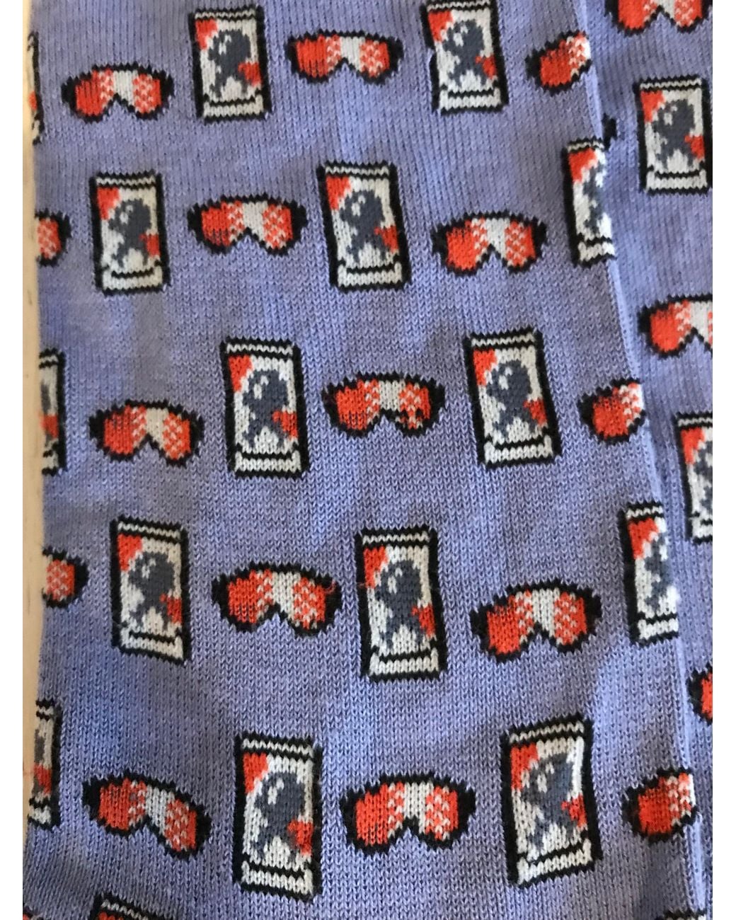 Lazyjack Press Blue Beer Goggles Socks for men
