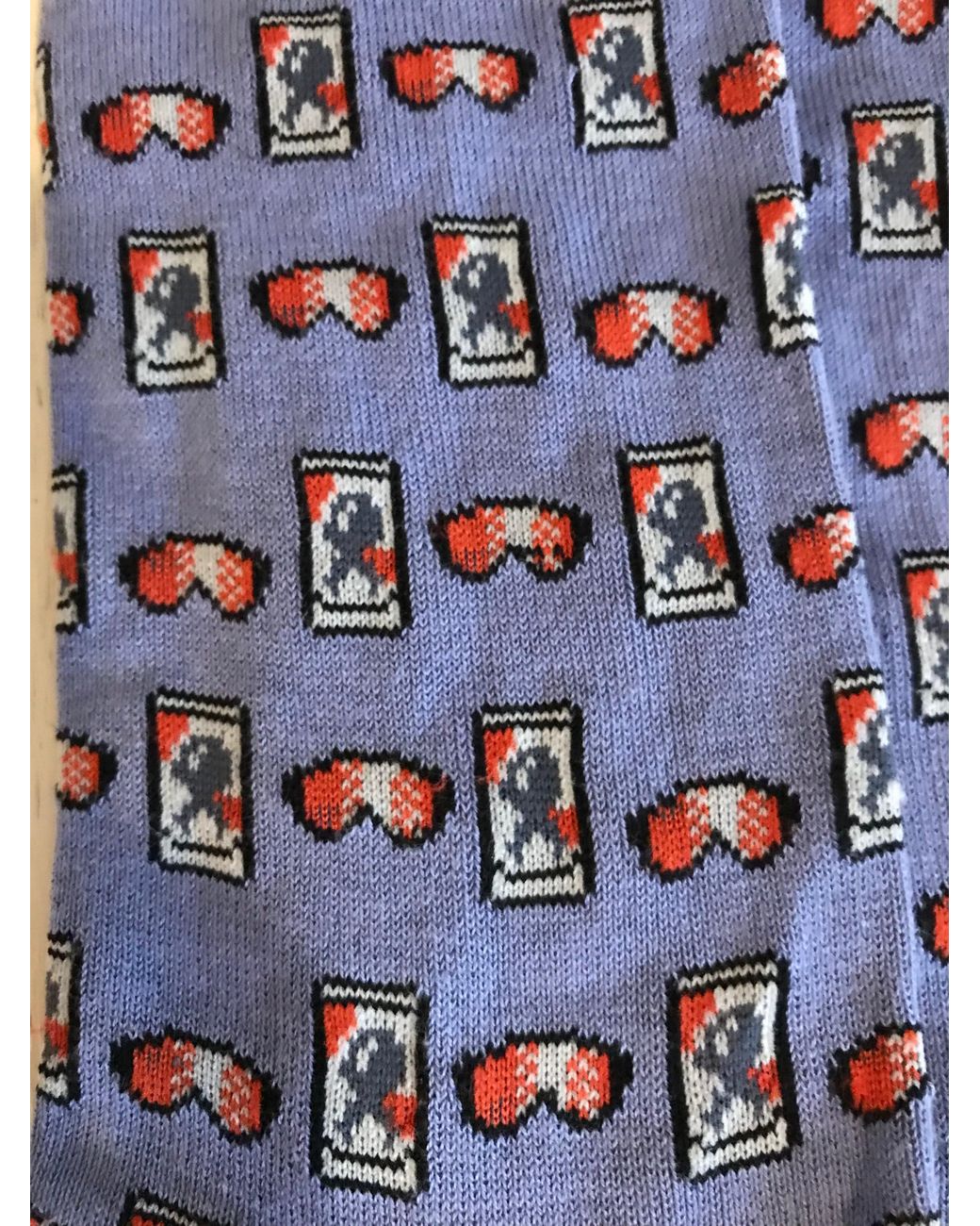 Lazyjack Press Blue Beer Goggles Socks for men
