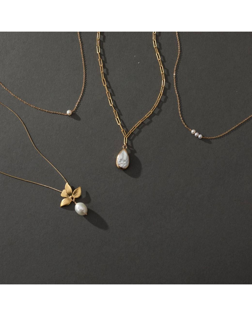 SET & STONES Metallic Sedona Necklace