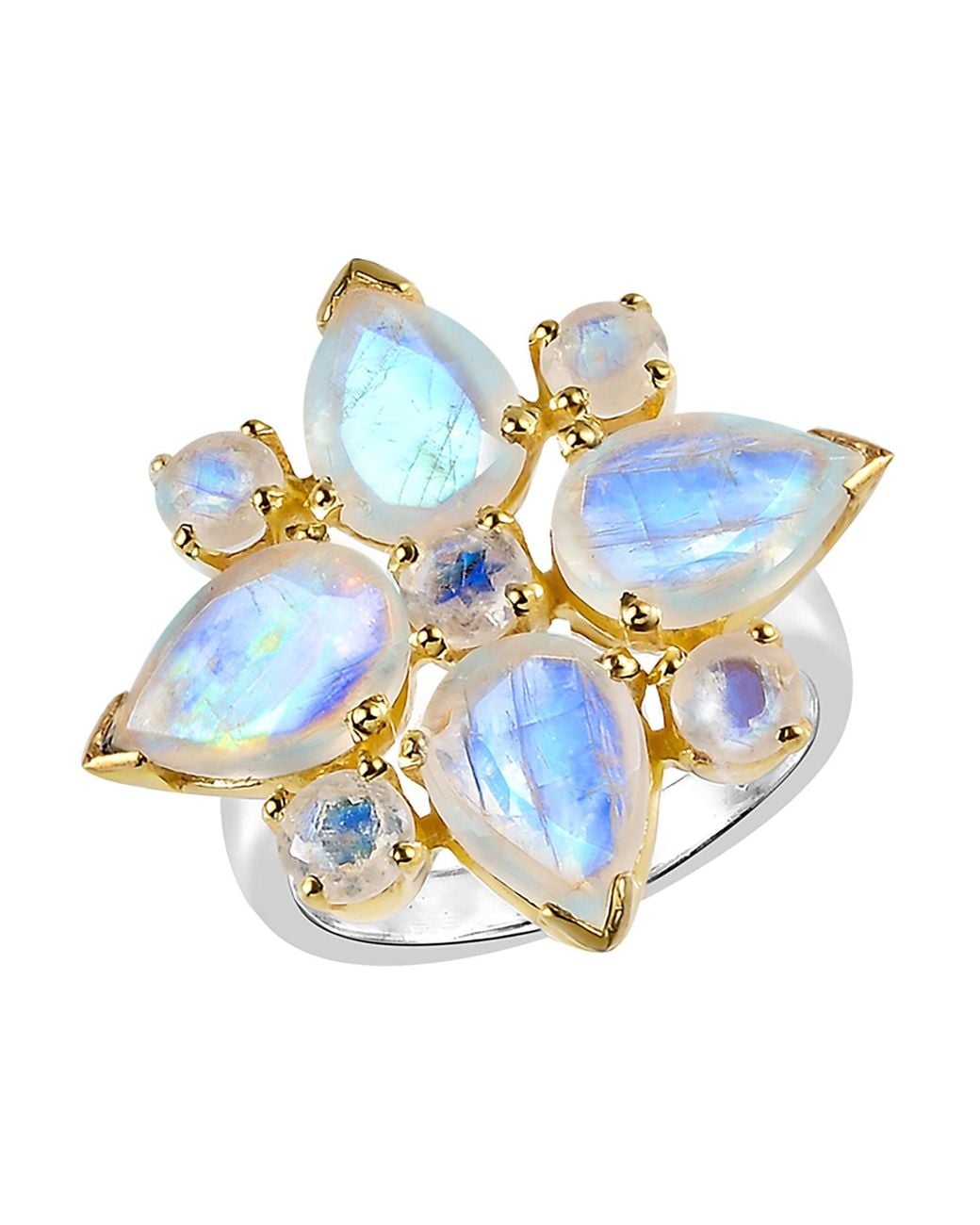 Emma Chapman Jewels Blue Moonstone Cocktail Ring
