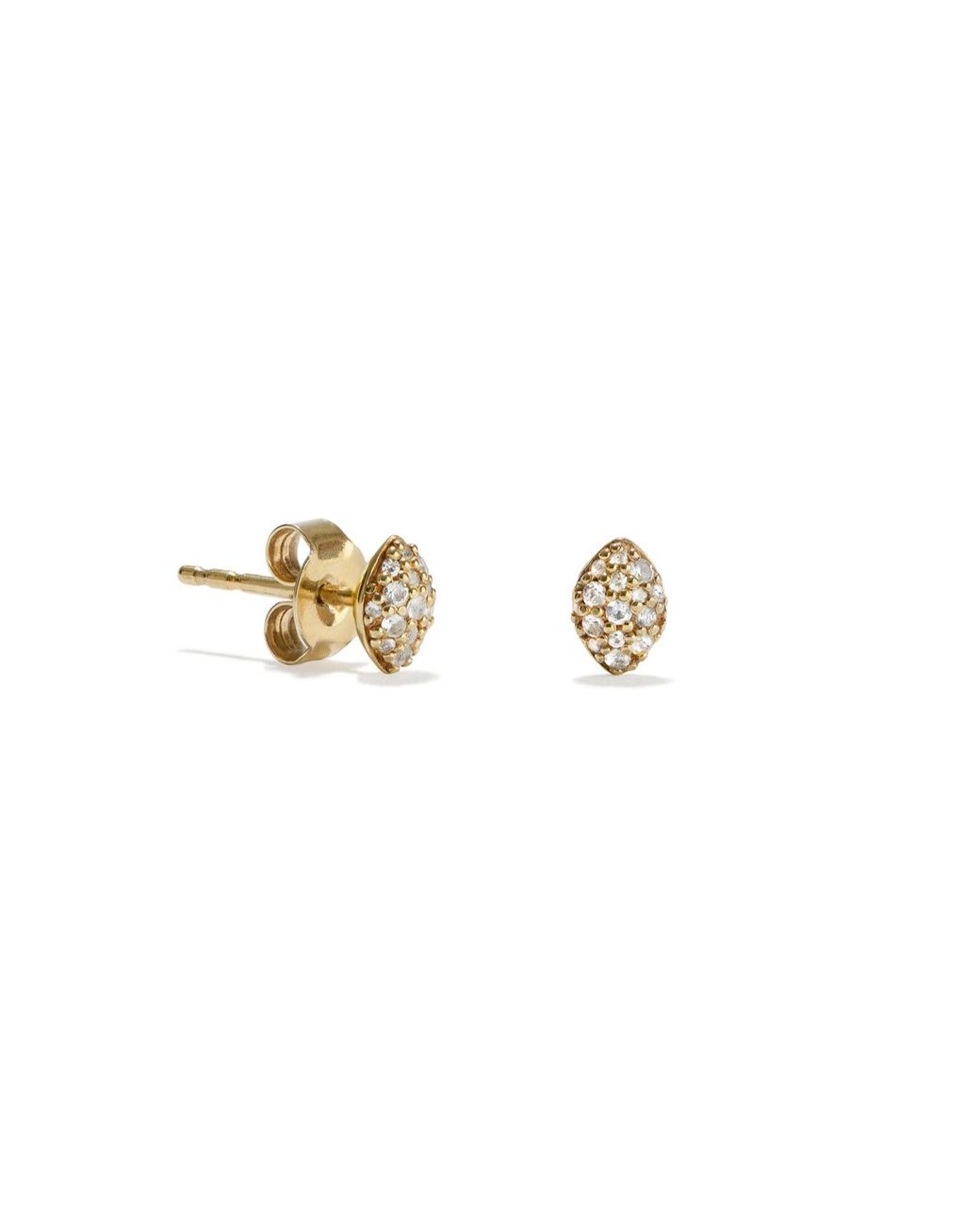 Stone Fruit Metallic Pit Studs