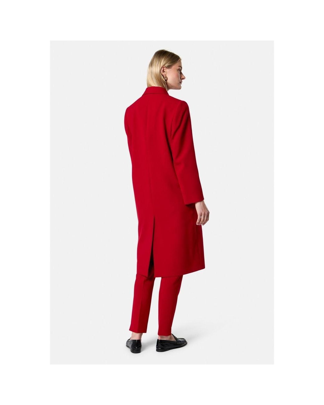 Helen Mcalinden Red Victoria Ruby Coat