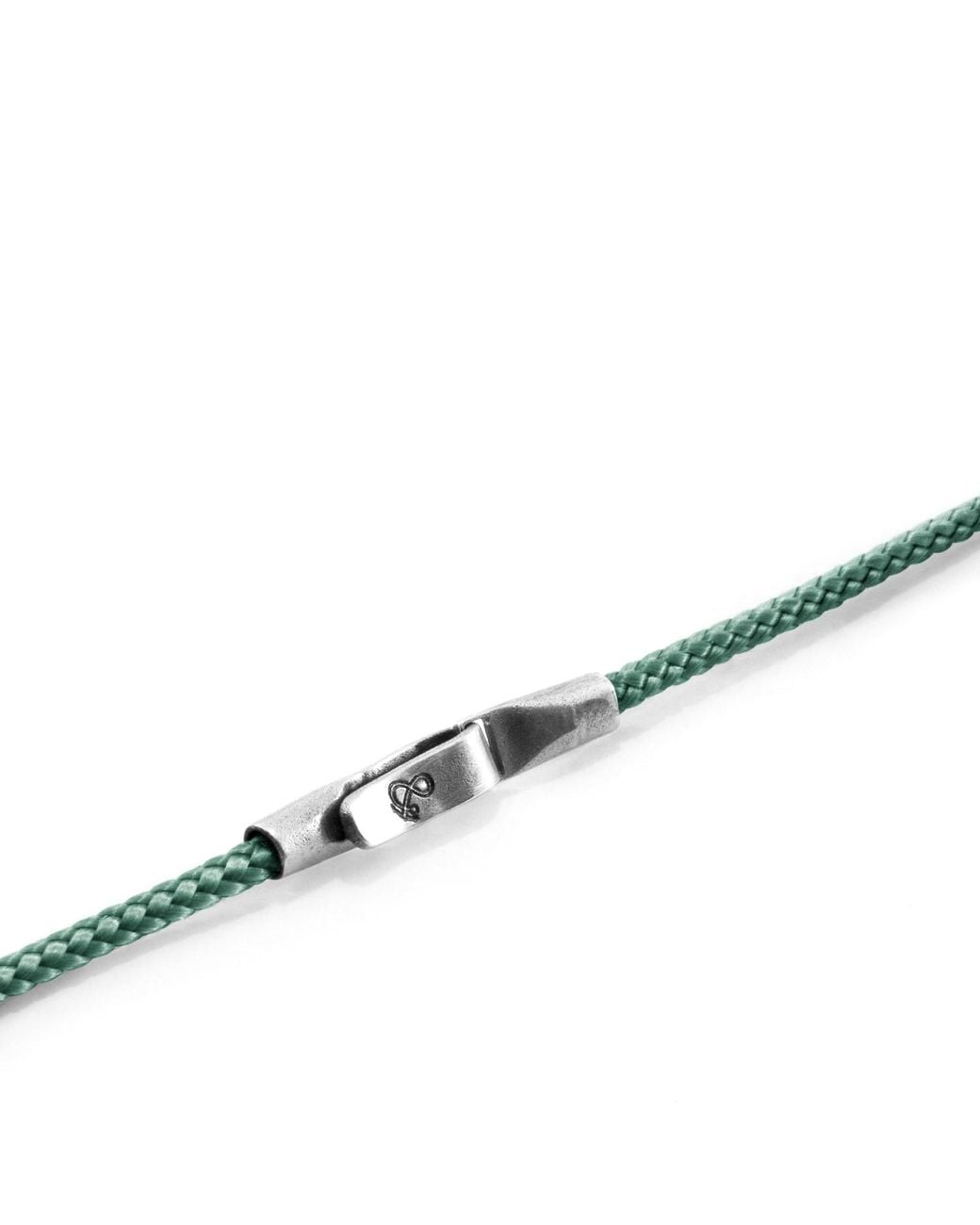 Anchor and Crew Green Mint Liverpool & Rope Bracelet