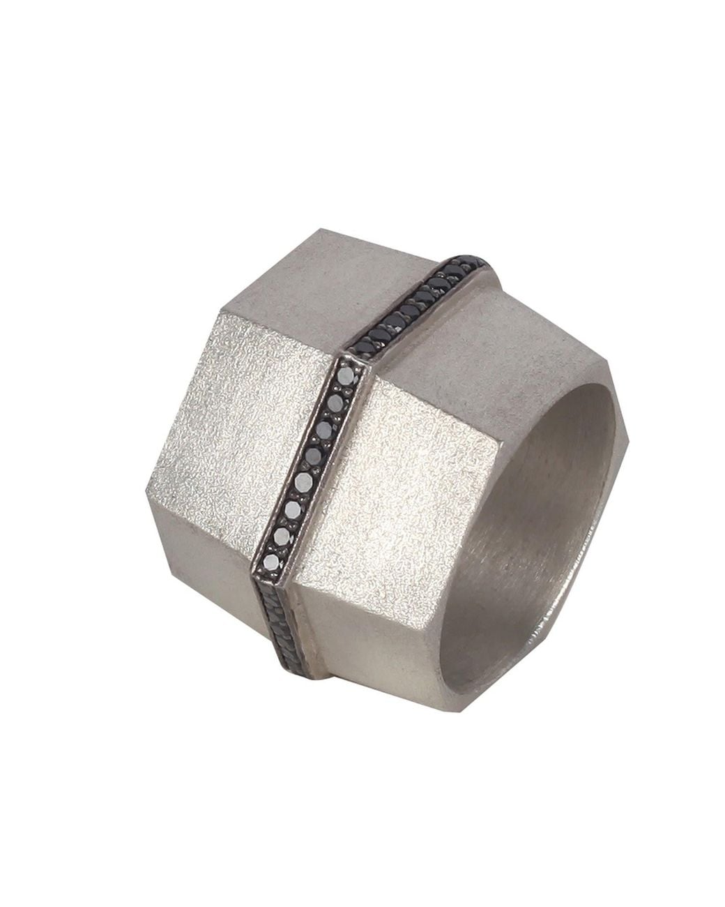 Dime Tribe Metallic Bullet Ring for men