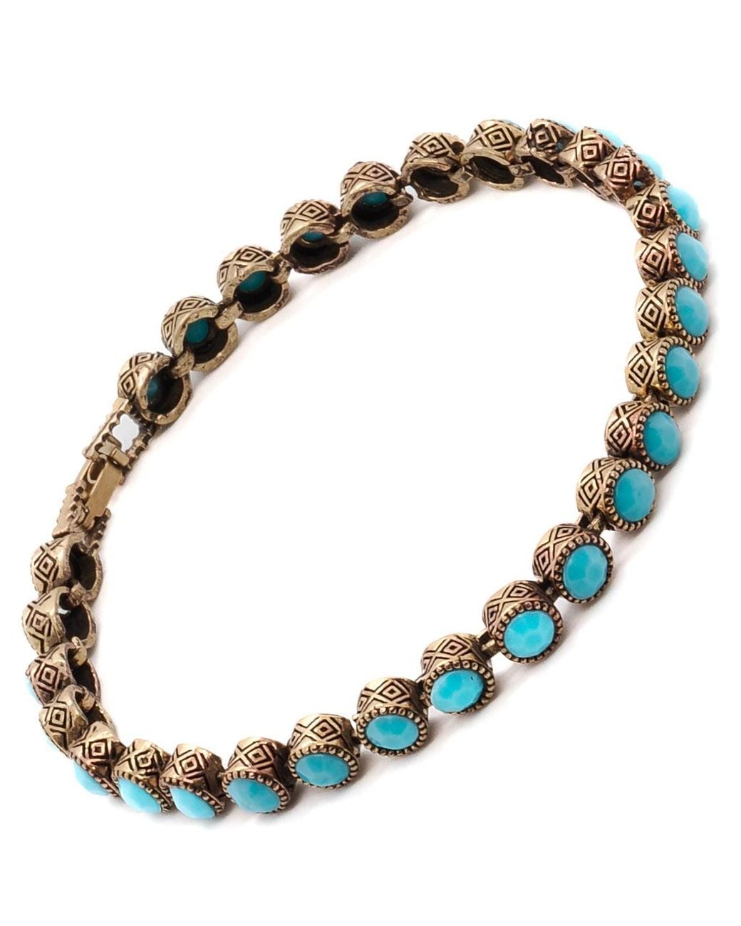 Ebru Jewelry Blue Tennis Bracelet