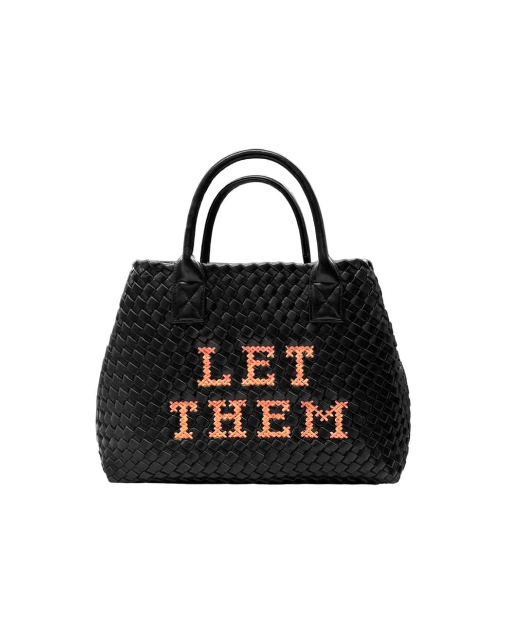 Lilly Loves Black Let Them Vegan Bag
