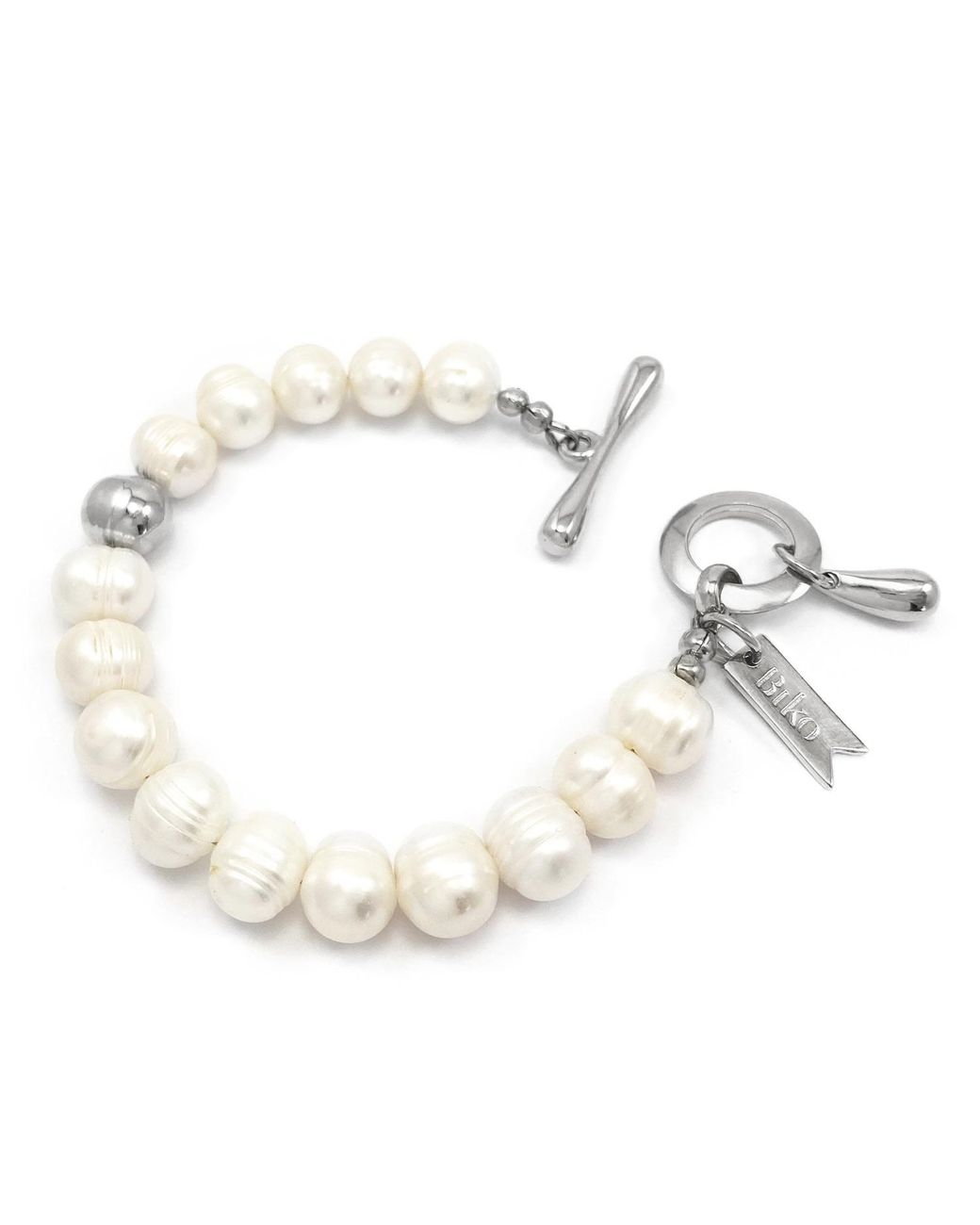 Biko Jewellery Metallic Paloma Pearl Bracelet