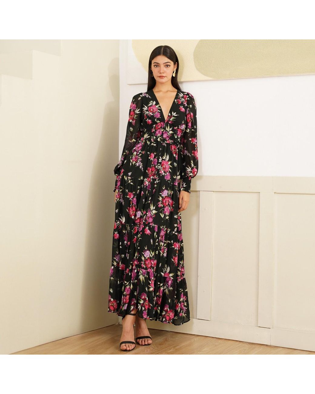 Yumi Kim Red Frida Crimson Maxi Dress