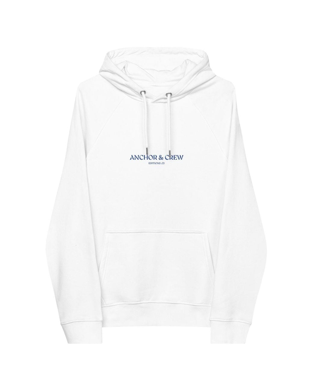 Anchor and Crew White Three Celeste Editions Organic Cotton Hoodie