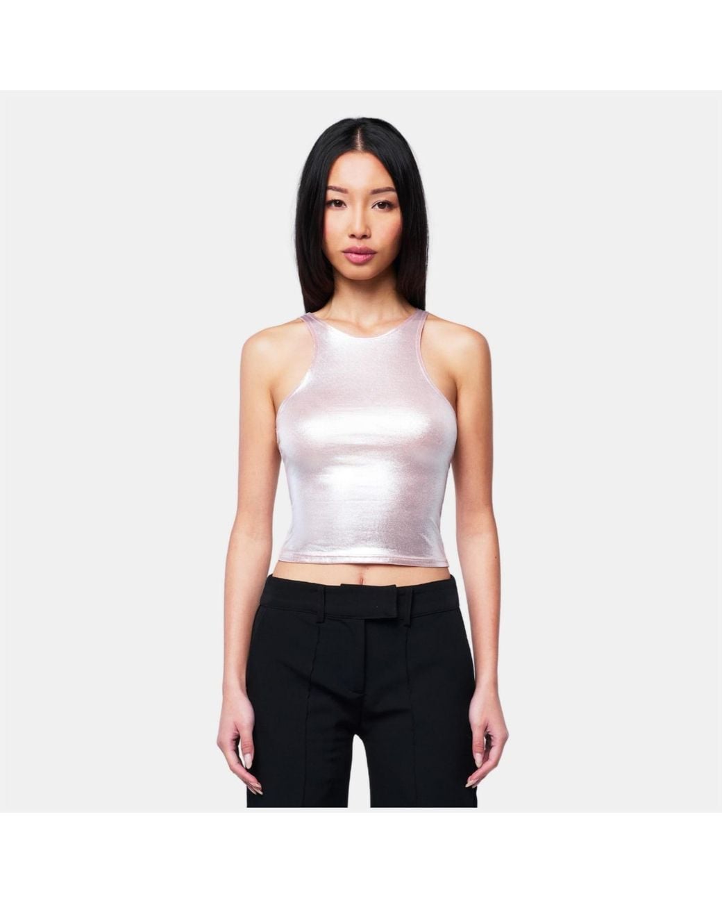 OW Collection Pink Nina Sleeveless Top
