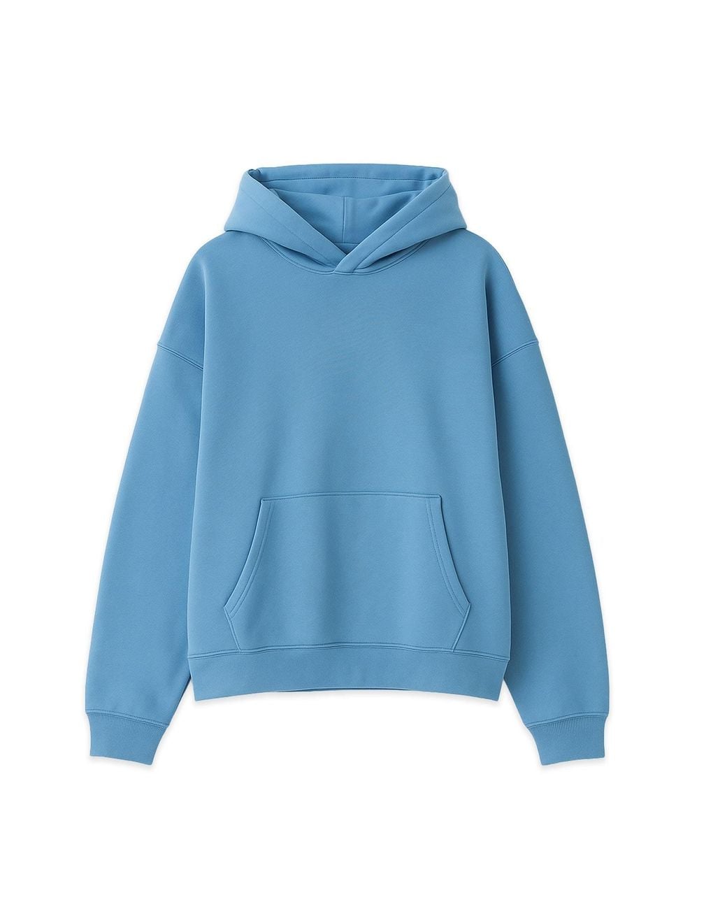 Éclectique Blue Lightweight Terry Hoodie for men