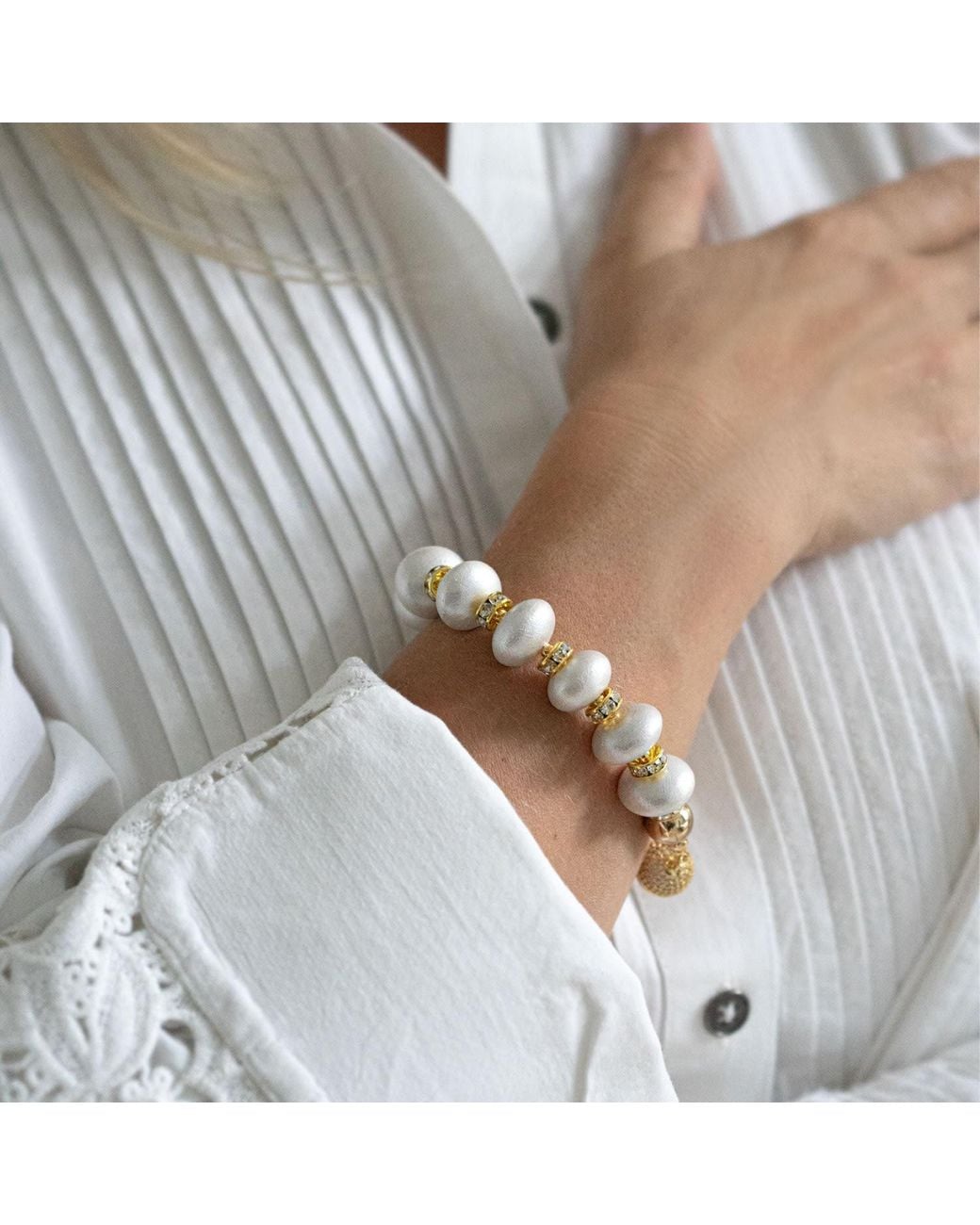 Saule Label Metallic Mika Bracelet