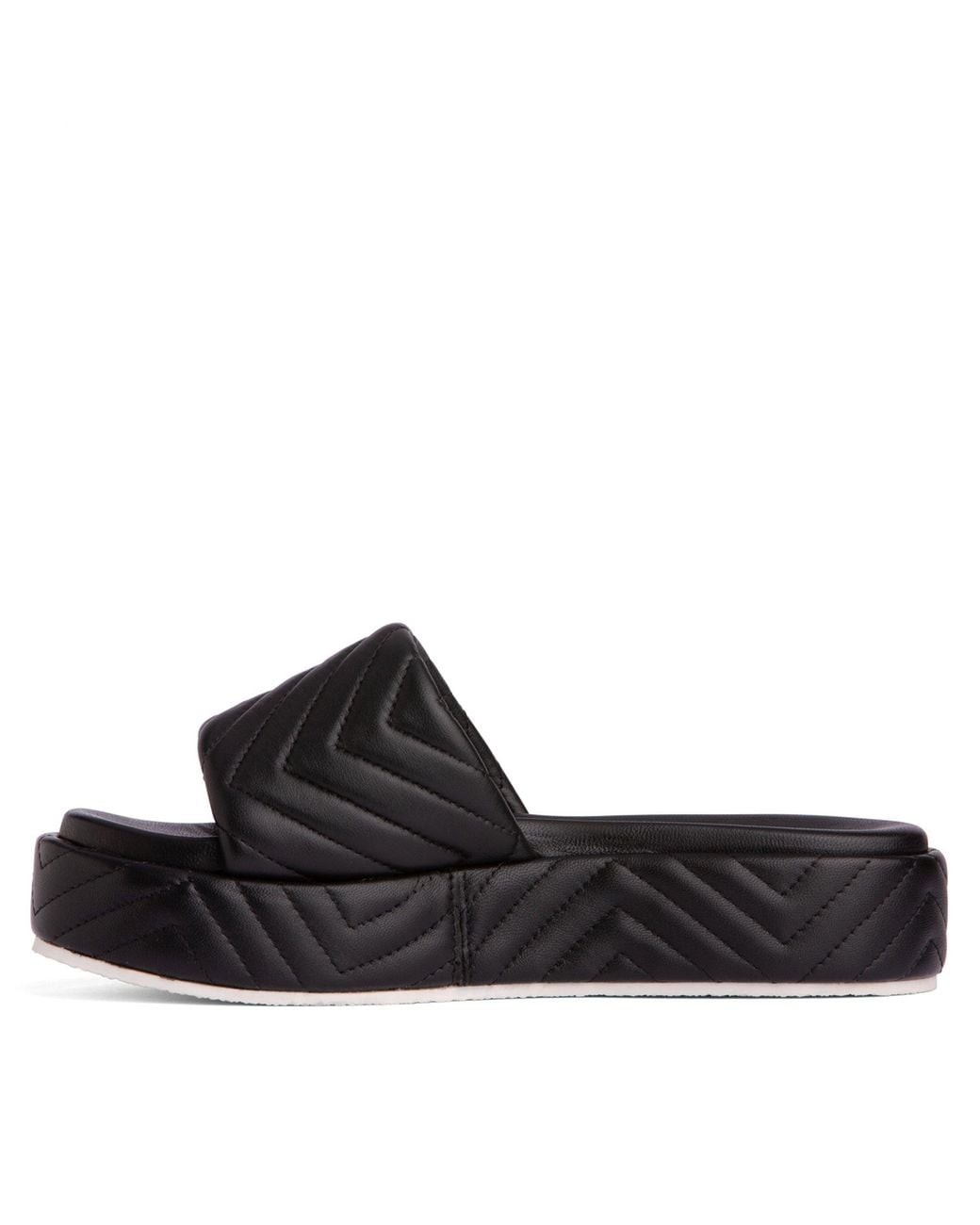 Beautiisoles by Robyn Shreiber Made in Italy Black Deedee Leather Platform & Wedge Comfortable Espadrille Work Beach Pool Slide Sandal