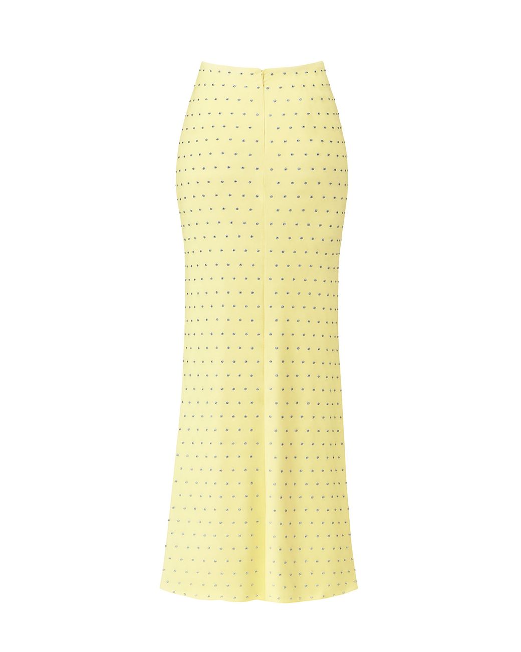 NAZLI CEREN Yellow Haley Long Jersey Skirt