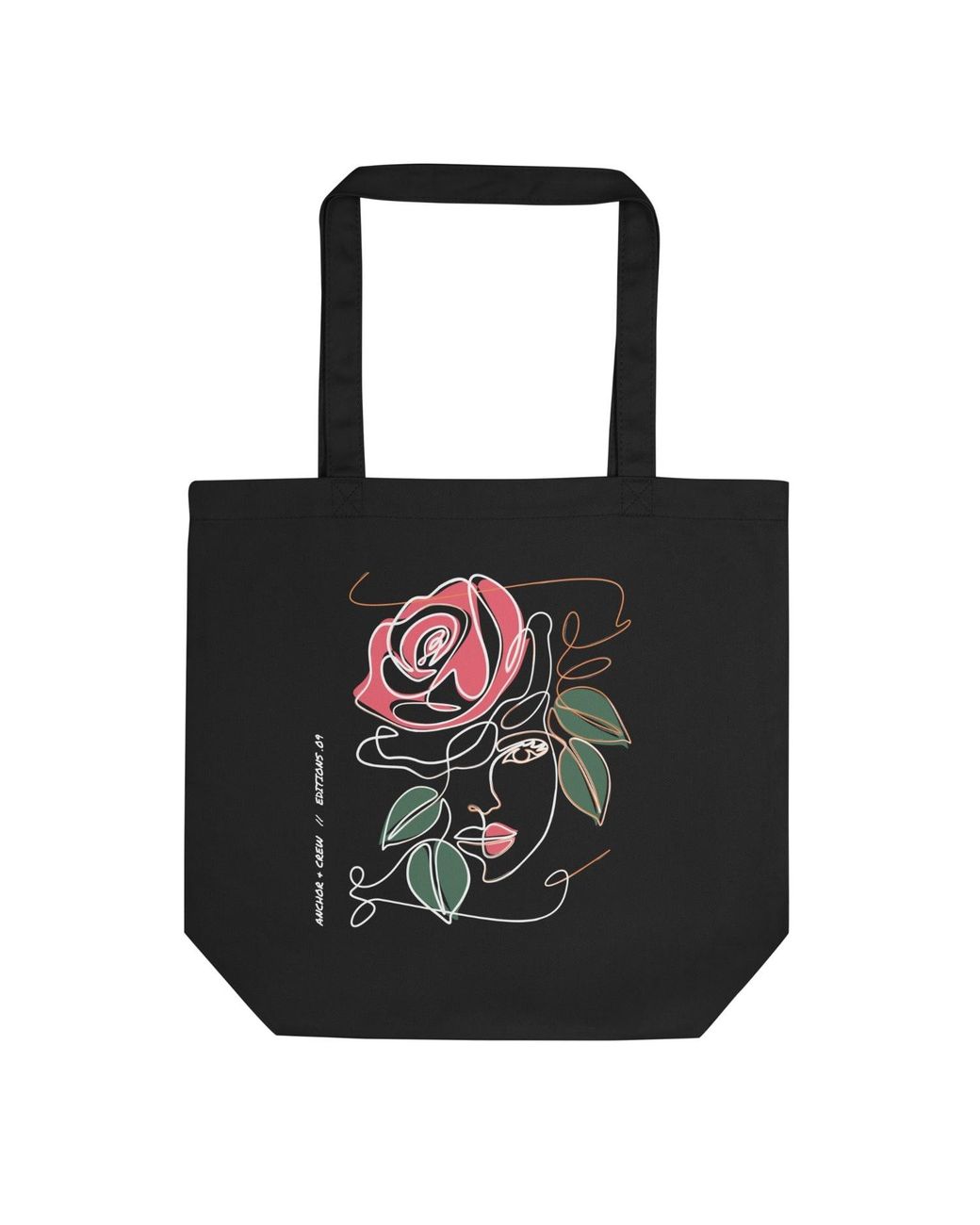 Anchor and Crew Black Nine More Amor Por Favor Editions Recycled Cotton Tote Bag