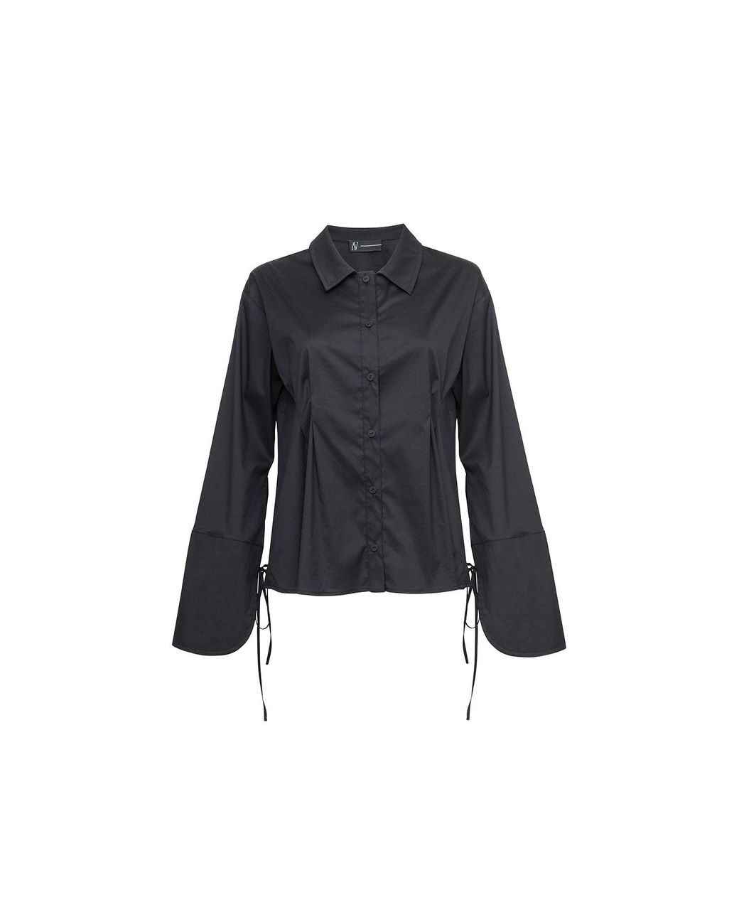 Audrey Vallens Blue Poplin Shirt