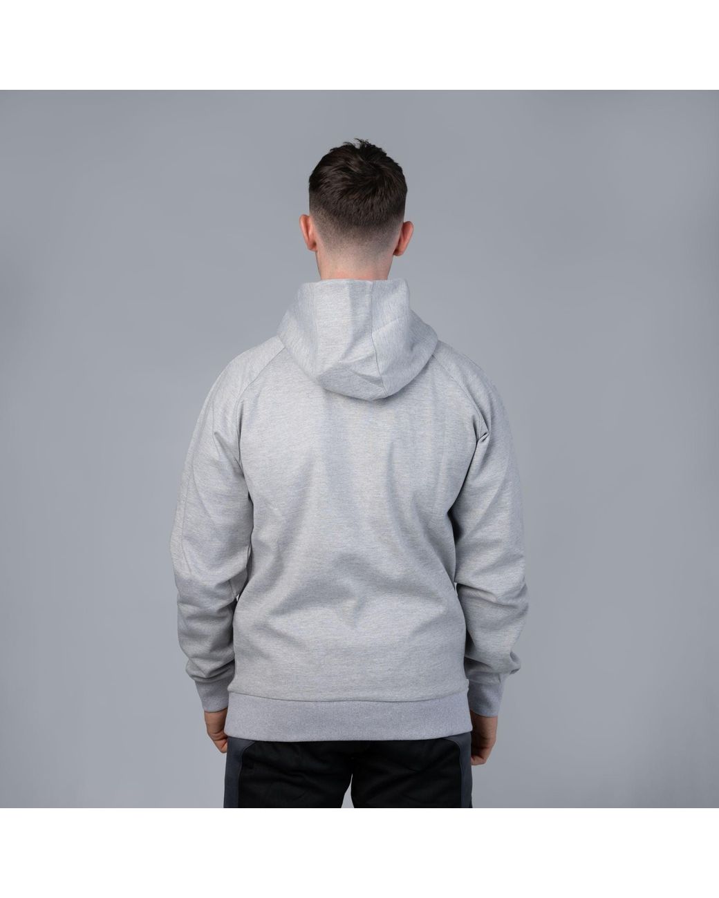 Foster Taylor Gray Sports Double Interlock Hoody for men