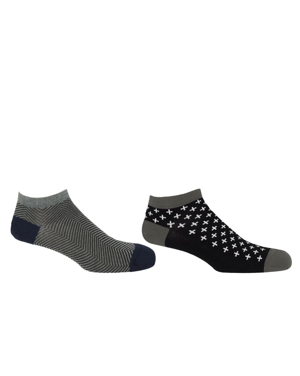 Peper Harow - Made in England Black Lux Taylor & Crosslet Trainer Socks Bundle for men