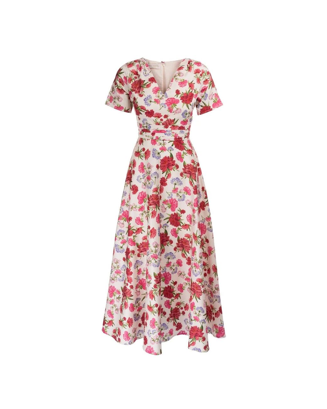 Sofia Tsereteli Red Blooming Blossom Belle Gown