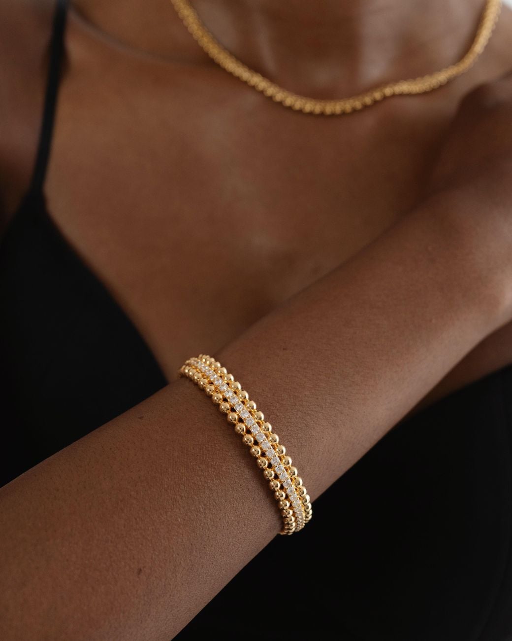 Miss Cecilia Metallic The Sloane Cuff