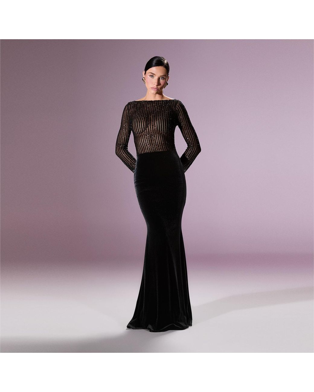 Nur Karaata Black Aureline Dress