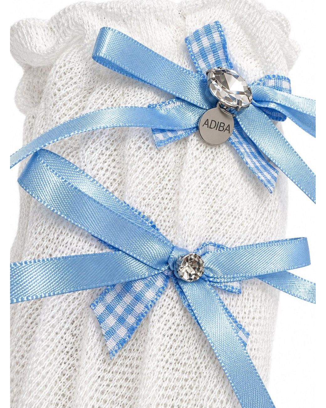 ADIBA Blue Sunday Belle Bow Socks