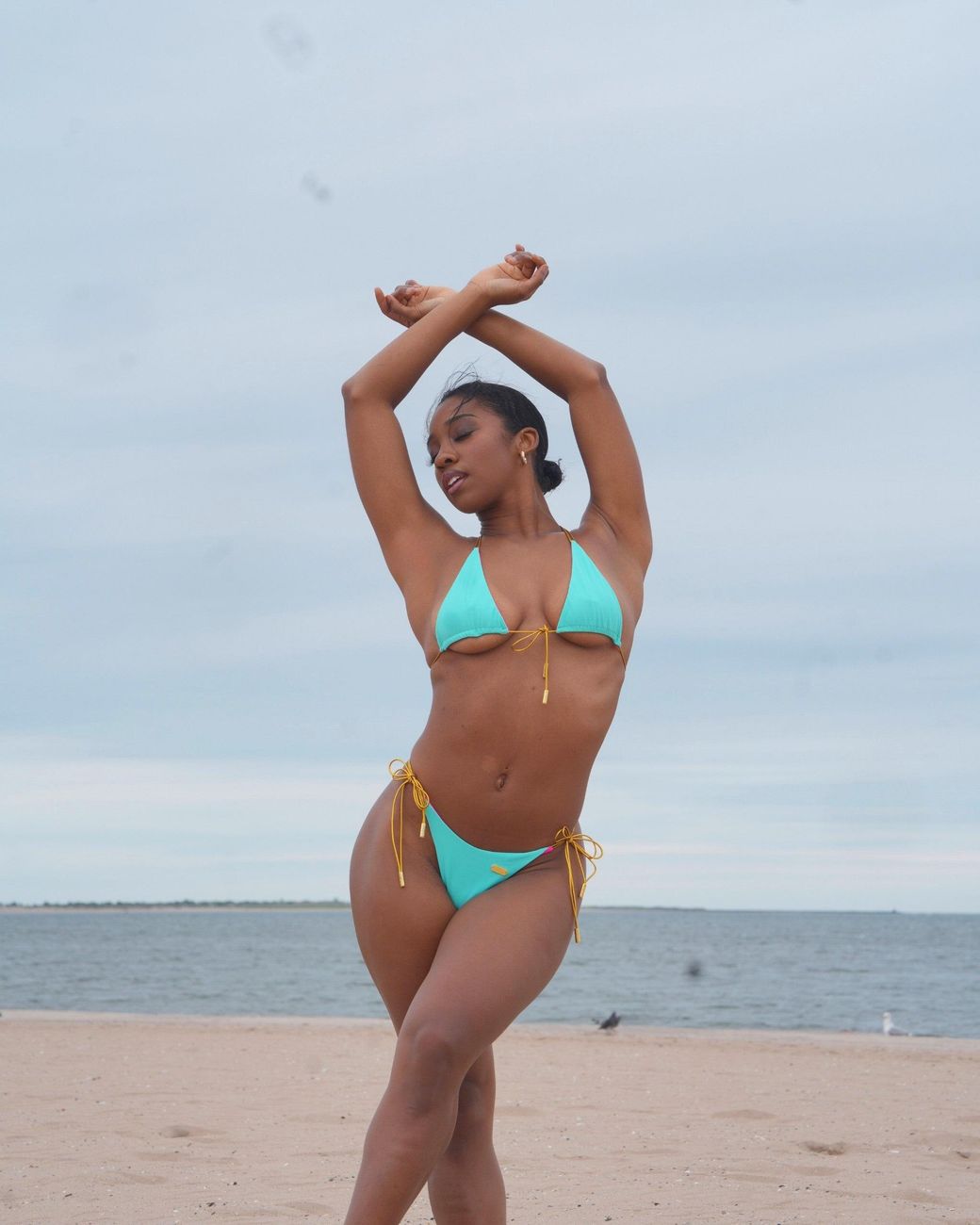 Capri Swim™ Green Aquessa Reversible Bikini Top