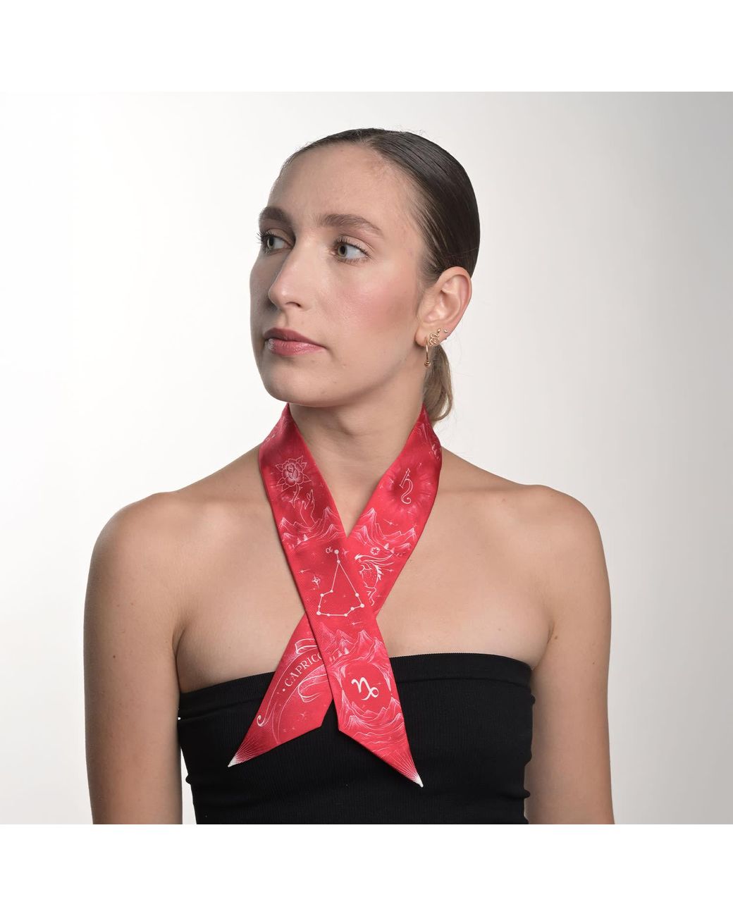 Silk&Soul Red Capricorn Zodiac Twilly