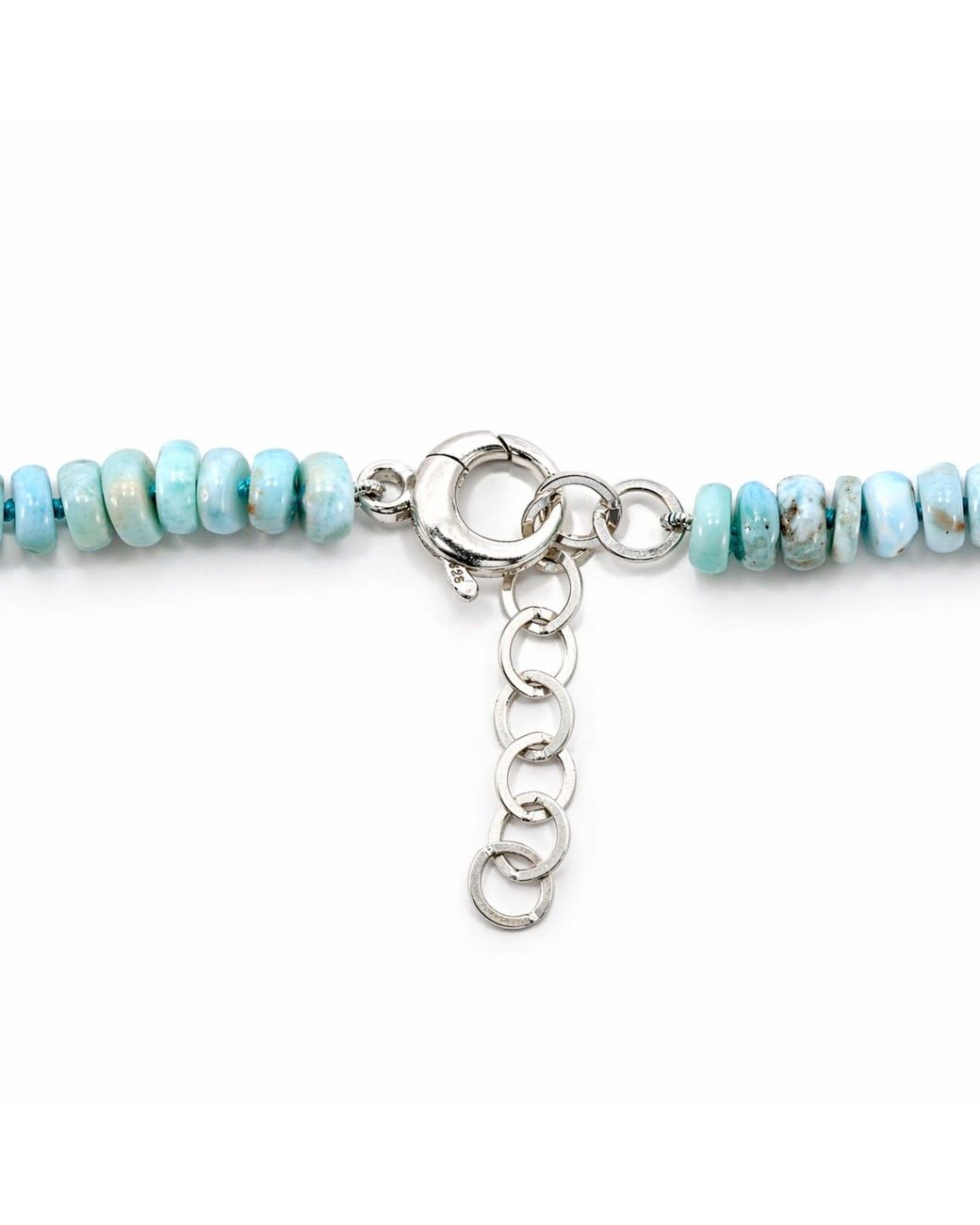 Mineralgems•Studio Blue Ocean- Larimar Necklace For Him