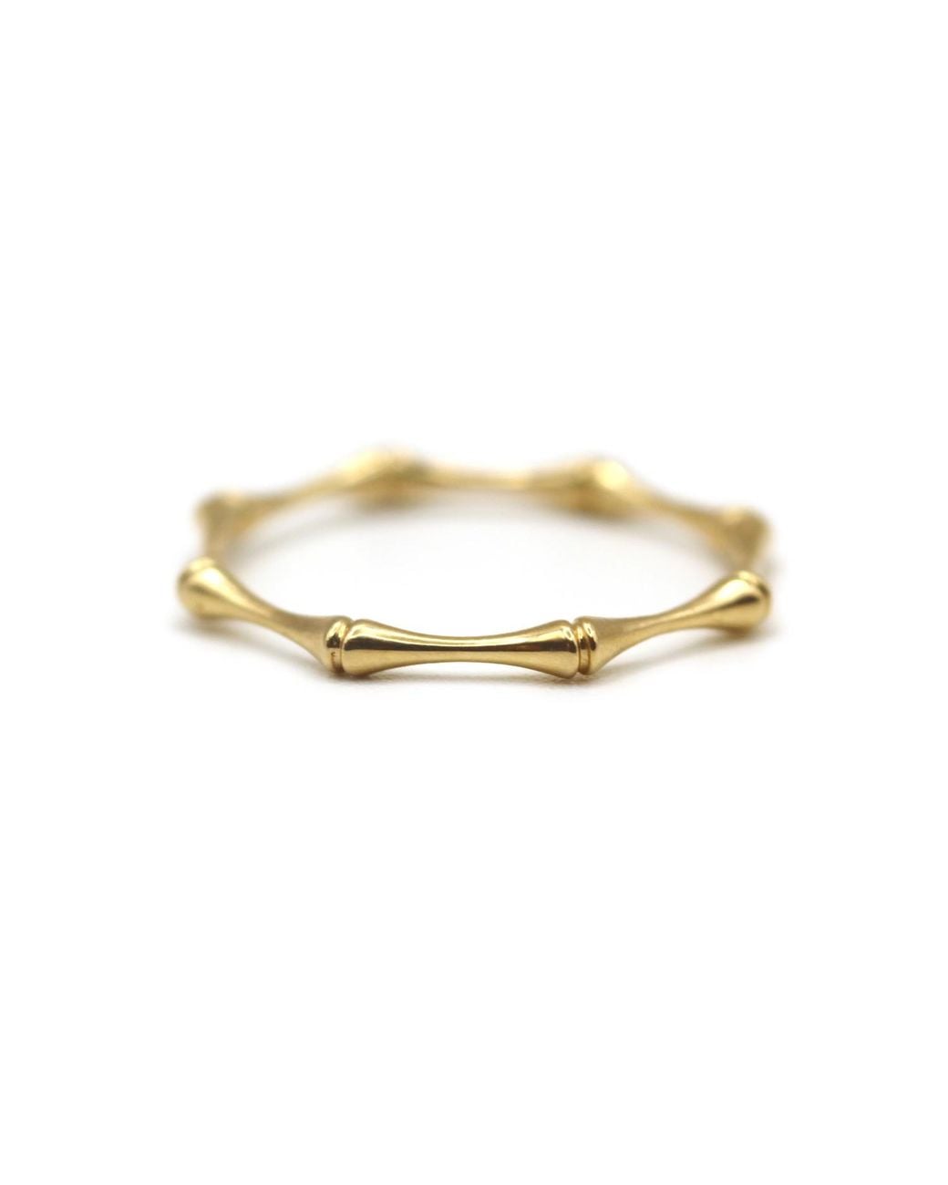 VicStoneNYC Fine Jewelry Metallic Lucky Bamboo Solid Ring