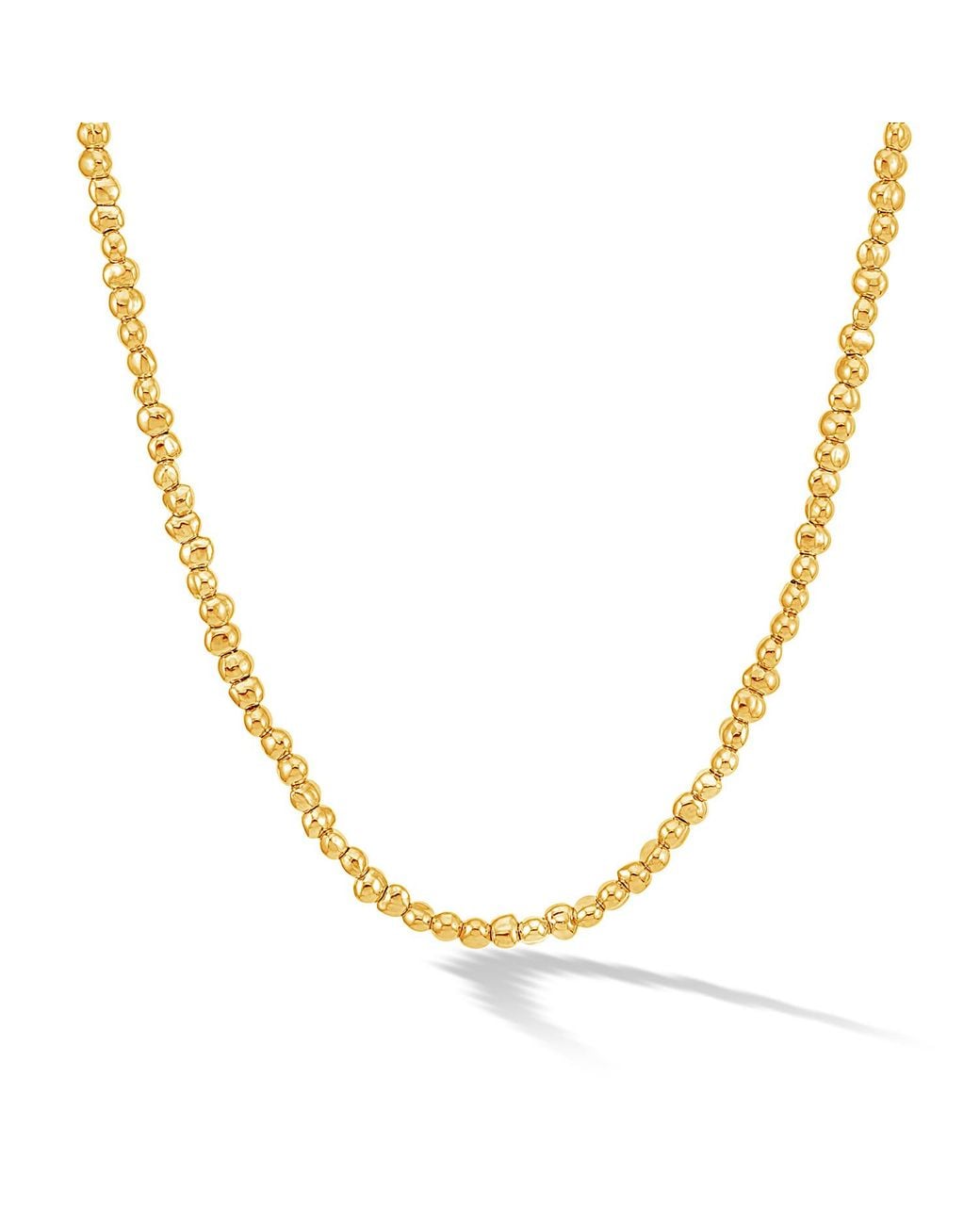 Dower & Hall Metallic Chunky Signature Nugget Necklace
