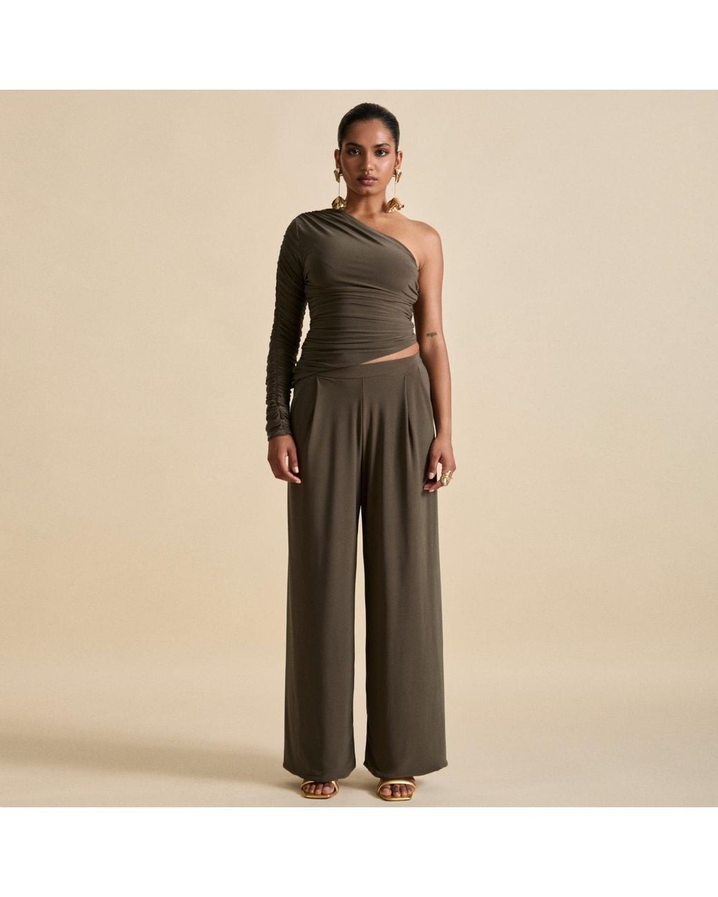 Celestine & Mae Green Nepeta Co-Ord Set