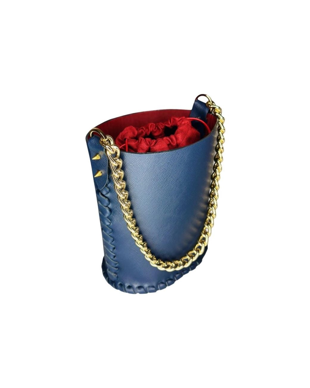 Ruj Heritage Blue Bucket Bag Midnight