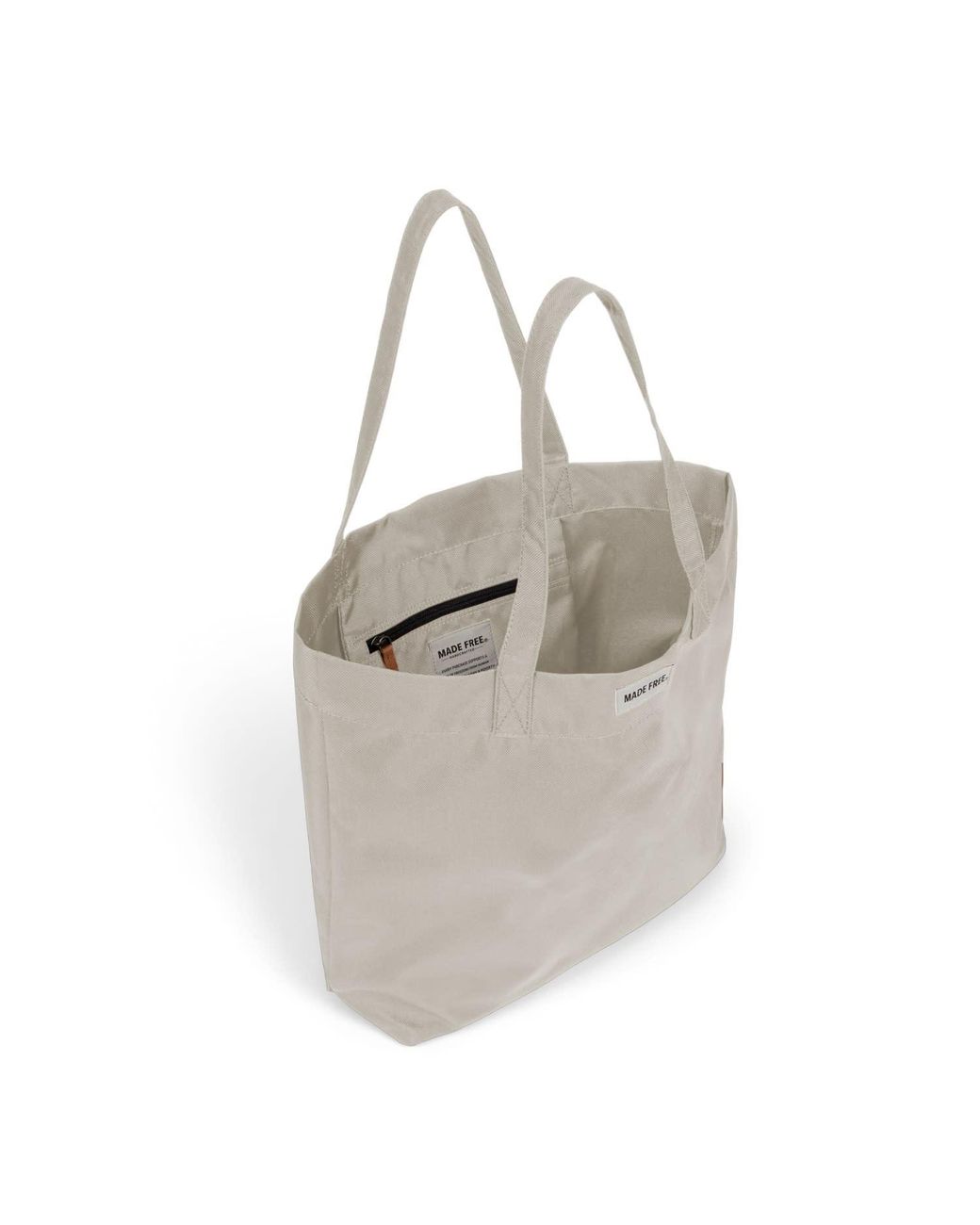 Made Free Gray Neutrals Day Tote Aw Sand