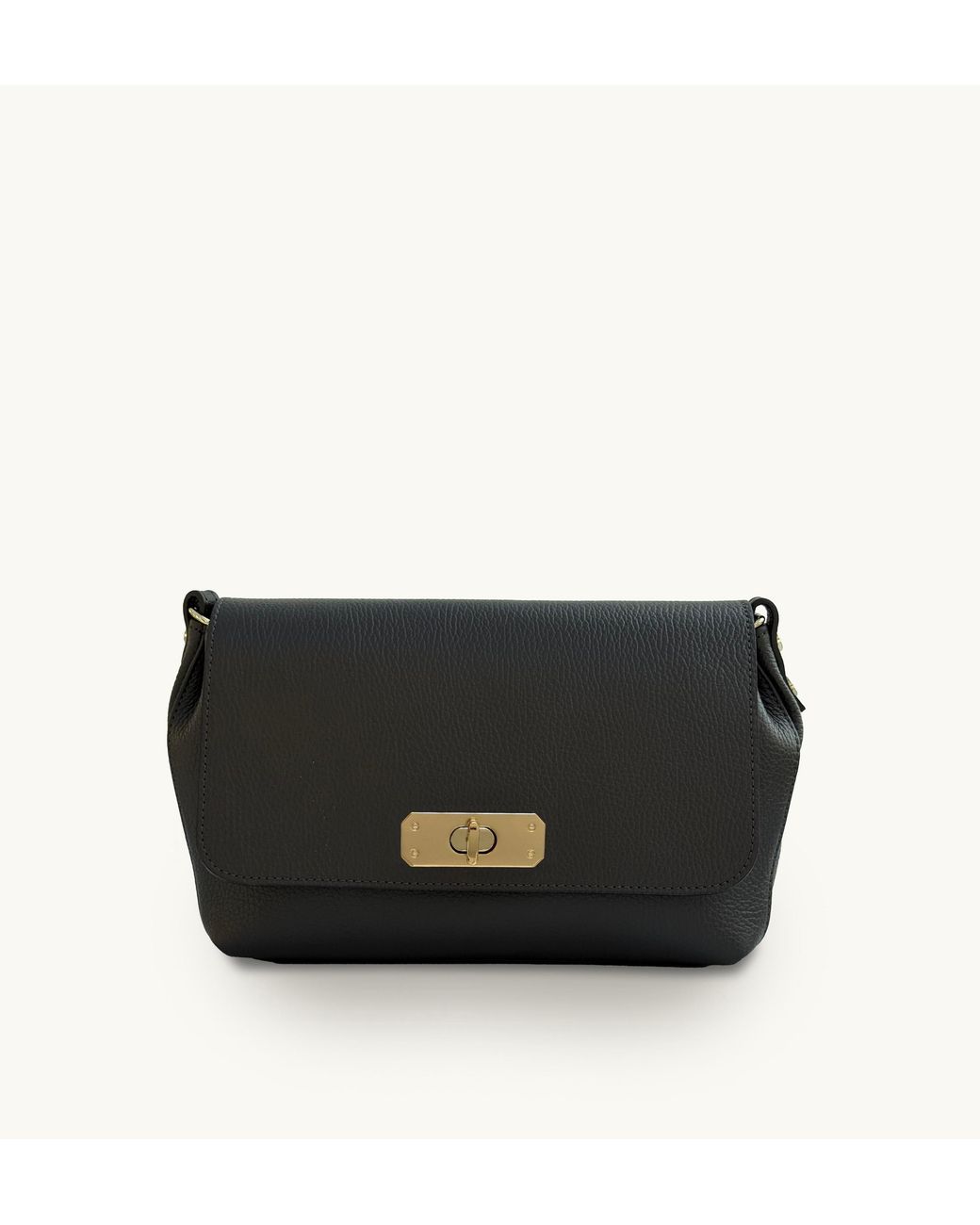 Apatchy London Black The Maisie Maxi Chocolate Leather Bag