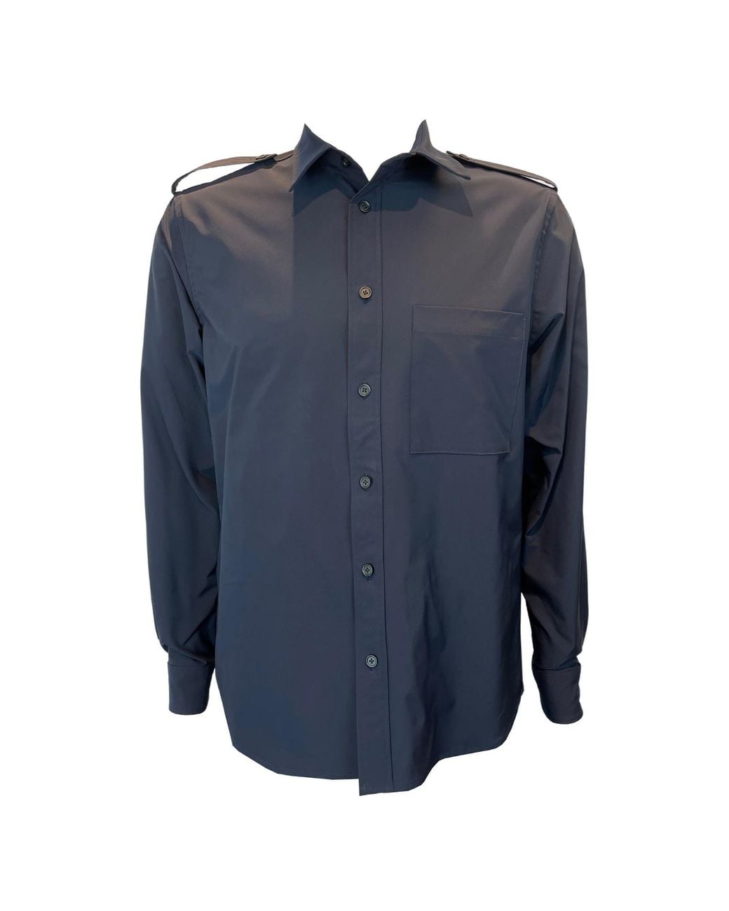 SNIDER Blue Cambridge Shirt for men