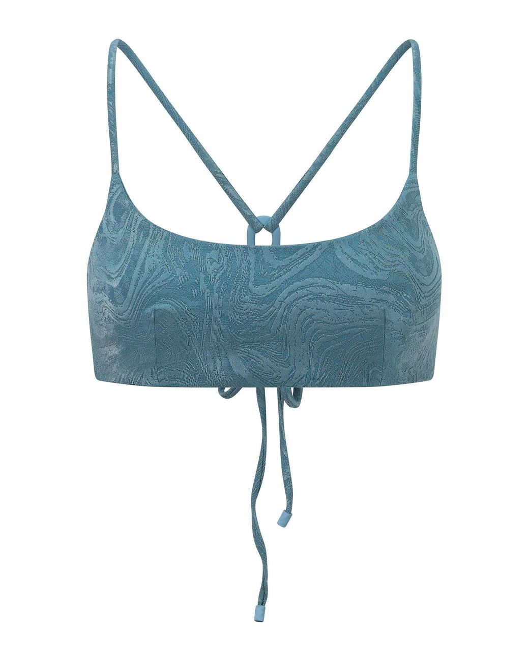 Baíah Blue Aurora Balconette Bikini Top