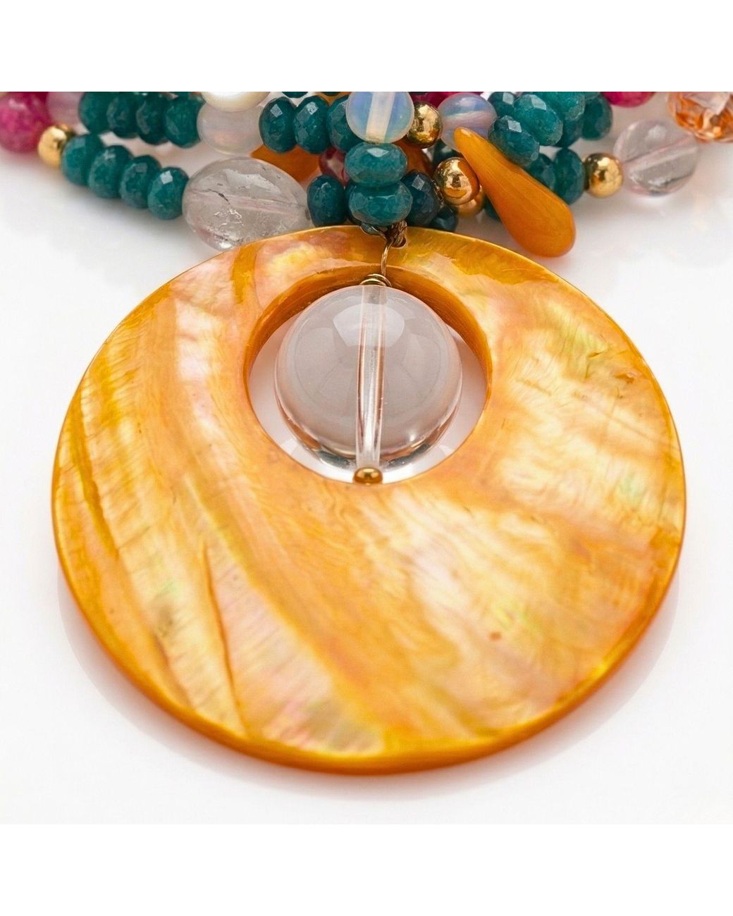 Jaredjamin Multicolor Molly Layered Necklace