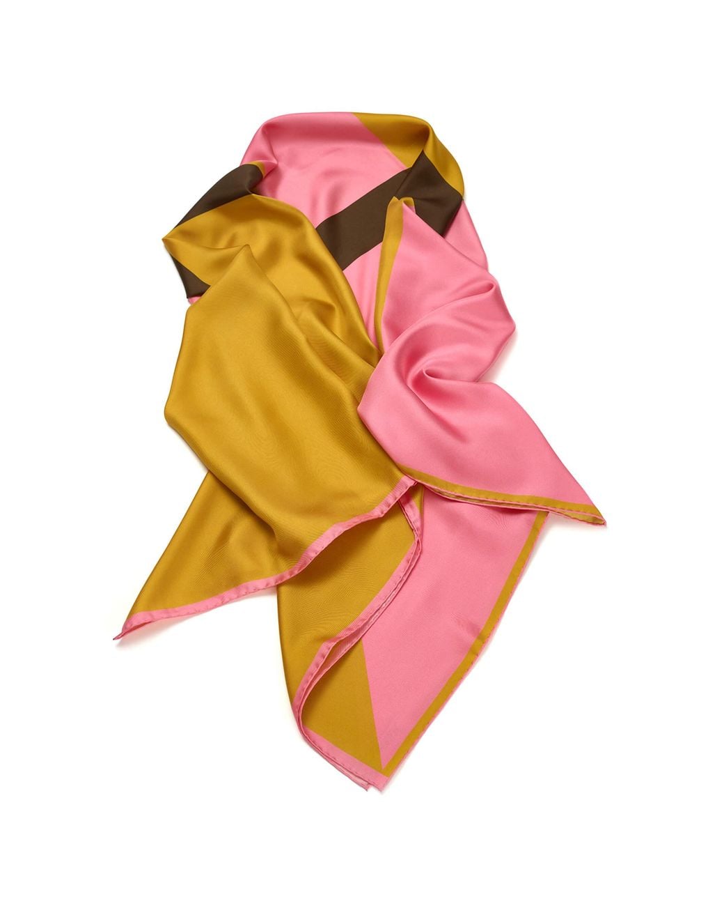 Richard Allan London Yellow Cube Scarf