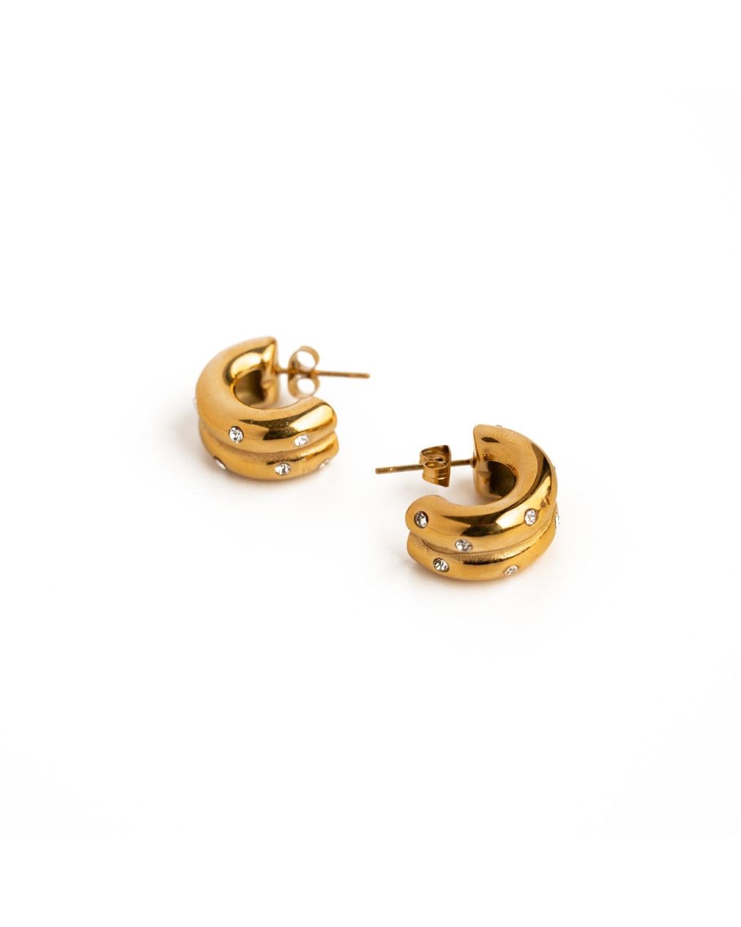 Superdivajewellery Metallic Remi Hoops