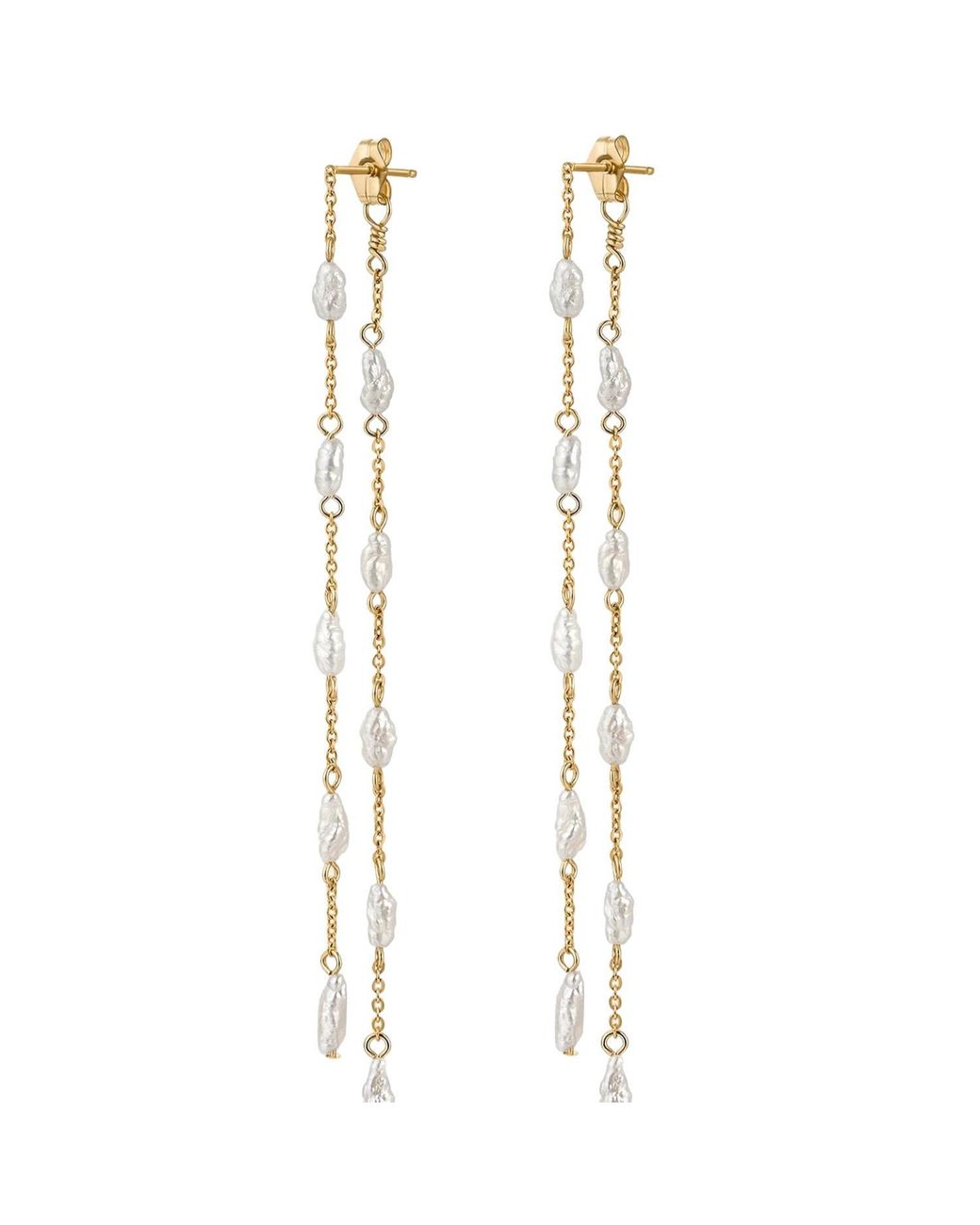 Katy Faye Metallic Juliette Double-Sided Earrings