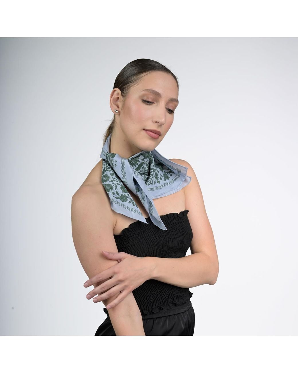 Silk&Soul Blue Bird Scarf