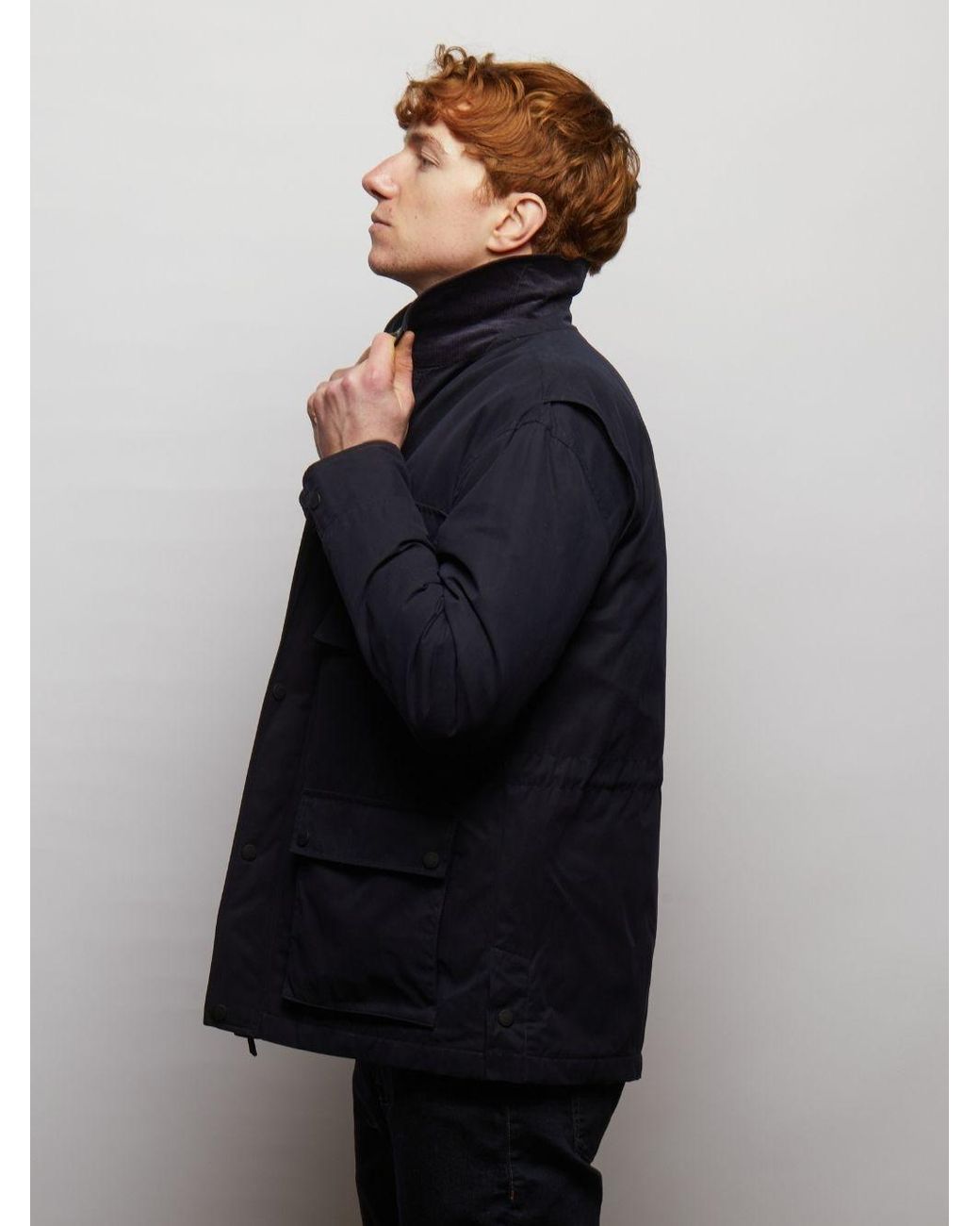 Guards London Blue Curtis Cotton Showerproof Four Pocket Jacket for men