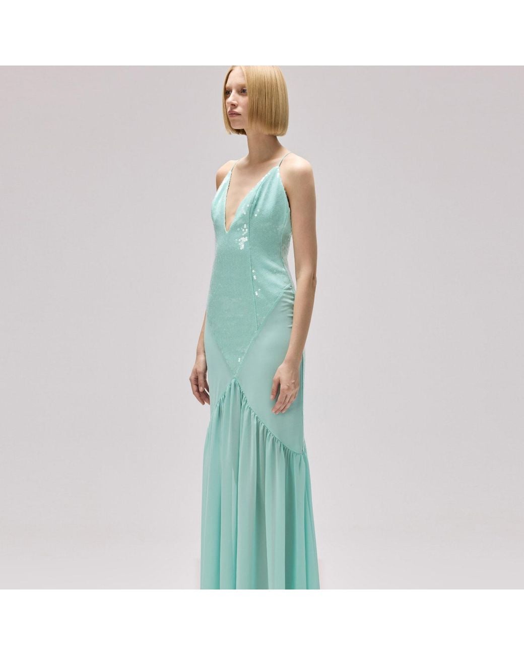 Herfetch Blue Lush Dress Maxi Mint