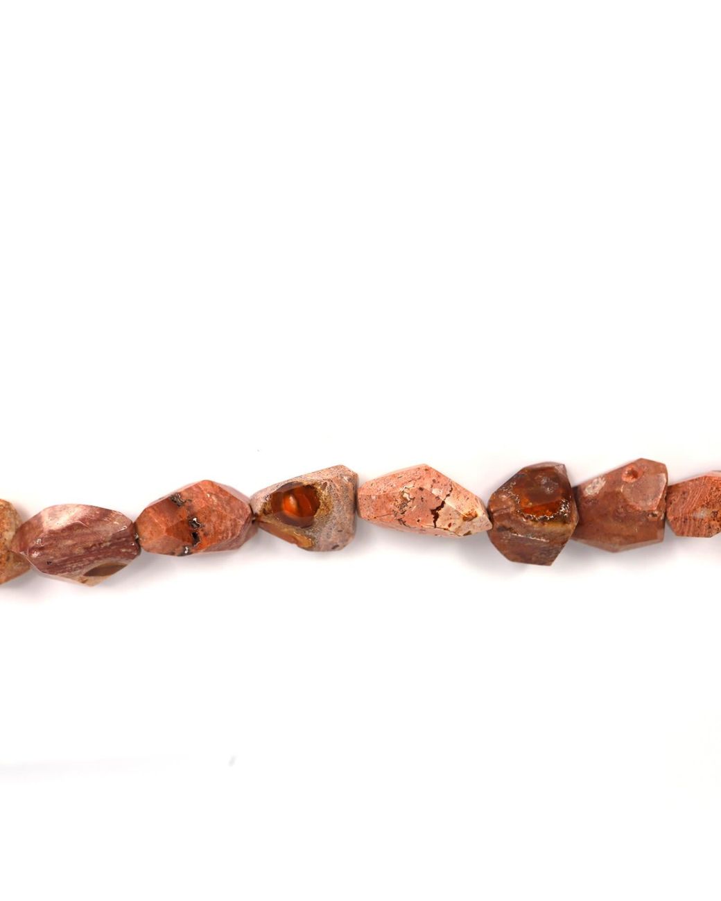 Shar Oke White Mexican Fire Opal & Freshwater Pearls Necklace