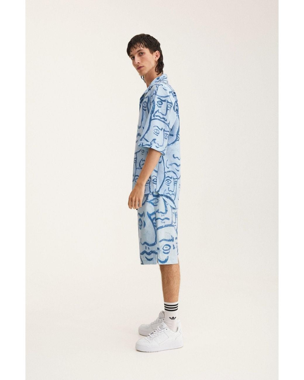 mysimplicated Blue Short Sleeve Shirt for men
