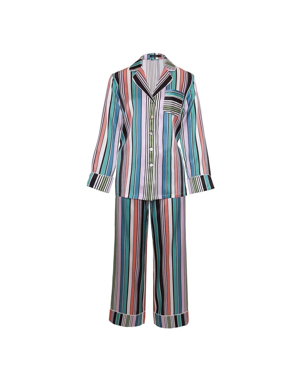 Emma Wallace Blue Rule Pyjama Set