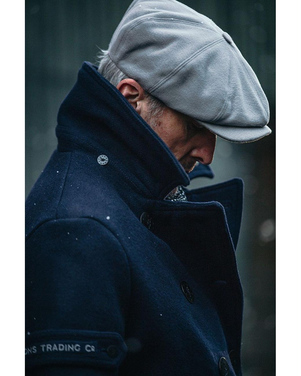 &SONS Trading Co Blue Boardwalk Peacoat for men