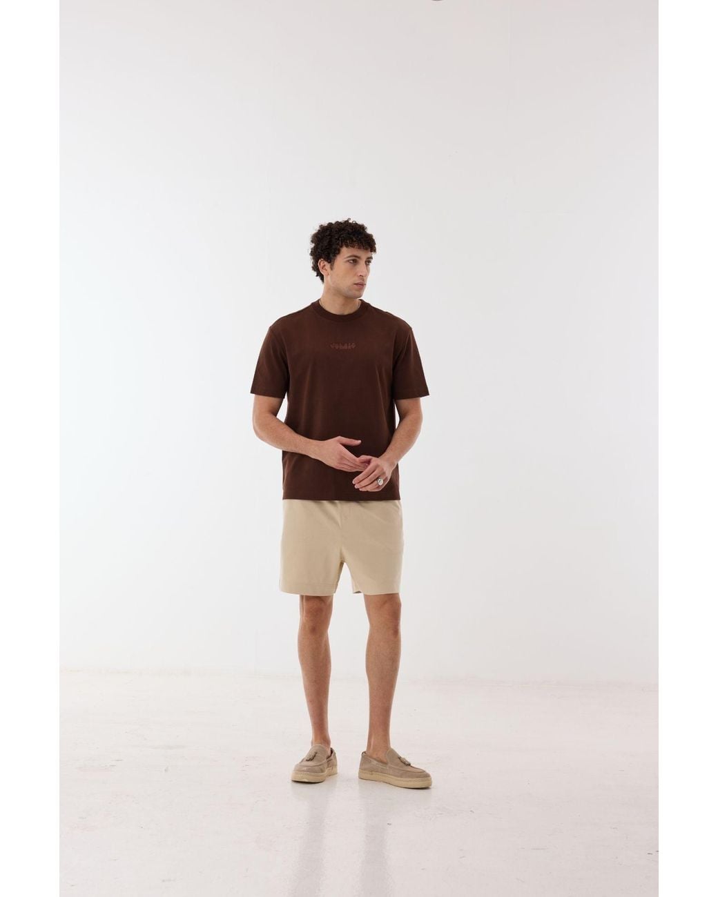 Ashita Fernandes Brown Soren T-Shirt for men