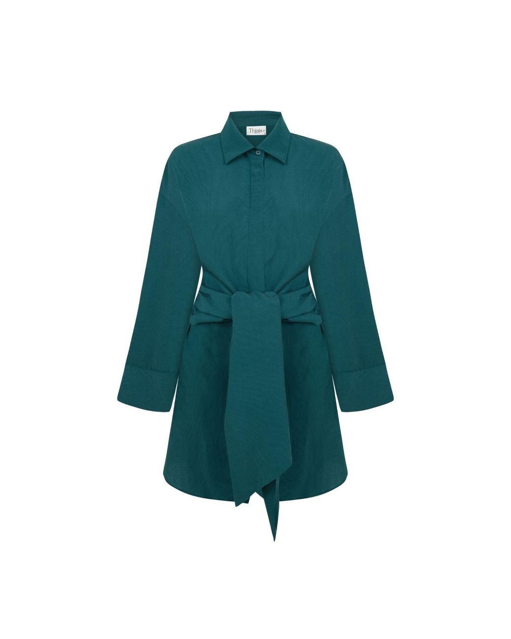 Thisisu Collection Green Verda Shirt Dress